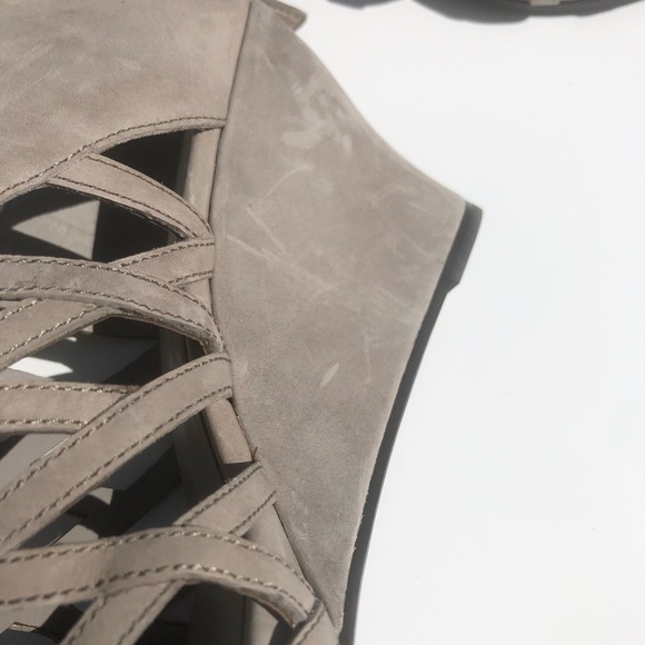 Eileen Fisher Cage Lattice Wedge Sandal - Picture 6 of 9